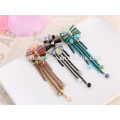 wholesale ethnic dragonfly girls stylish long hanging bohemian earrings